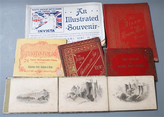 Kent and Towns - 6 photographic albums:-